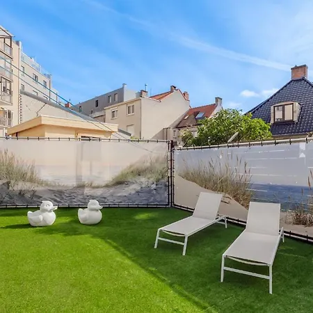 Patsy - Cosy Appt Met Prive-tuin Op 5 Min Wandelen Het Lägenhet Koksijde