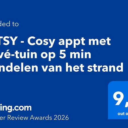 Patsy - Cosy Appt Met Prive-tuin Op 5 Min Wandelen Het Koksijde
